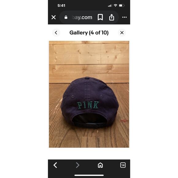 VICTORIAS SECRET PINK GENUINE SEATTLE MARINERS MLB BASEBALL CAP HAT TEAM - Picture 3 of 12